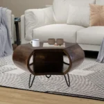 Lille Dark Wood Coffee Table - Image 2