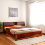 PRITI :Grenoble Solid Wood Queen Storage Bed - Image 2