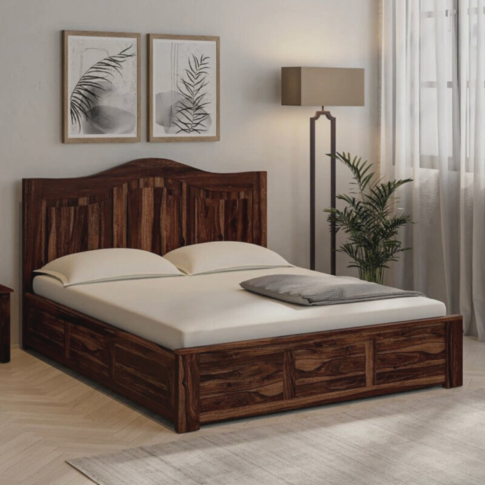 PRITI : Meaux Sheesham King Bed - Image 2