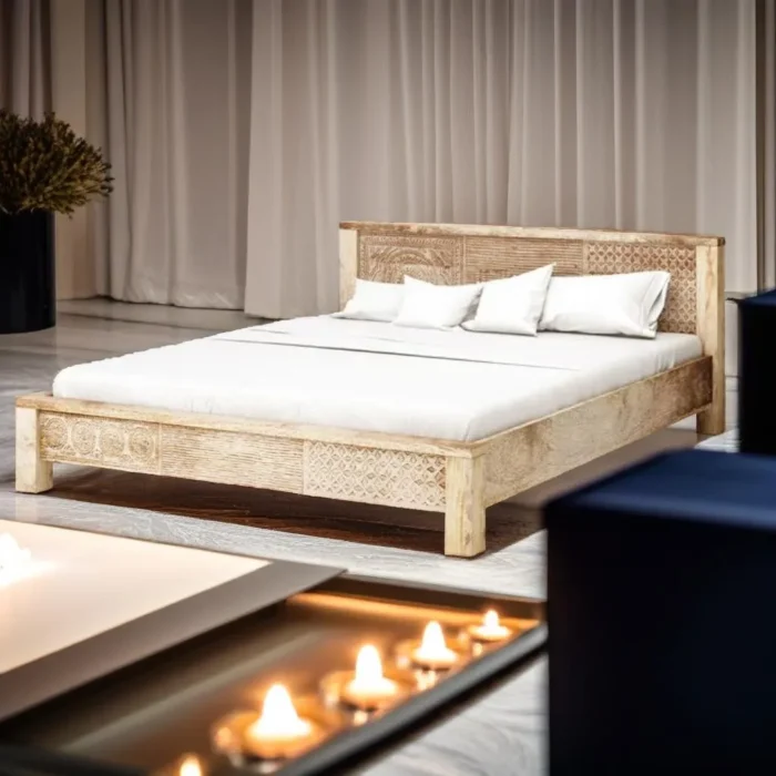 Wooden-Bed-180x200-cm_20231027_173353865 (1) Priti Wooden Bed Puro -180x200cm - Image 1