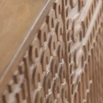 Tribal Carved 3 Drawer Chest Of Drawers - Image 7
