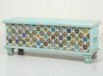 Priti brass fitted Maharaja Trunk - Image 2