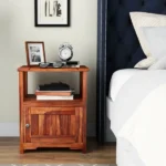 Djamen Solid Wood Bedside