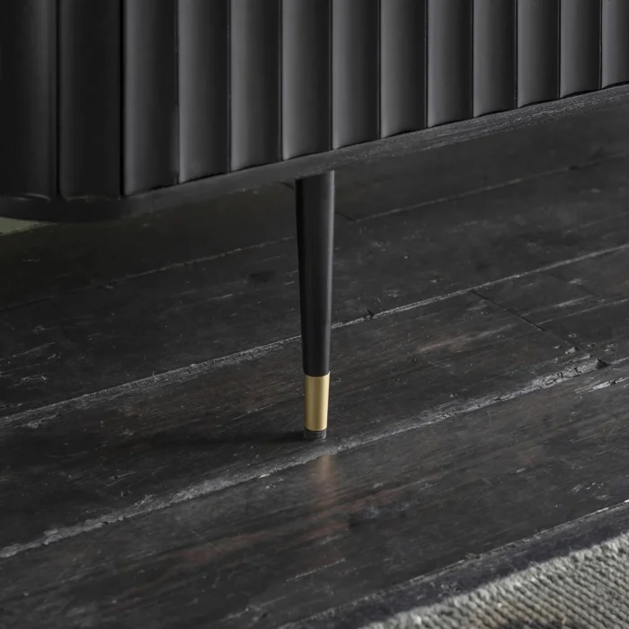 Flute Marble Sideboard Black - Image 5