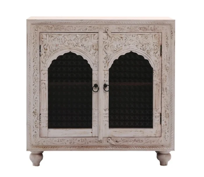 Off White Wooden Sideboard - Image 2