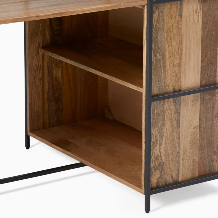 Priti Industrial Storage Peninsula Desk - Image 9