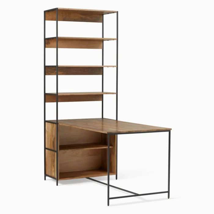 Priti Industrial Storage Peninsula Desk - Image 7