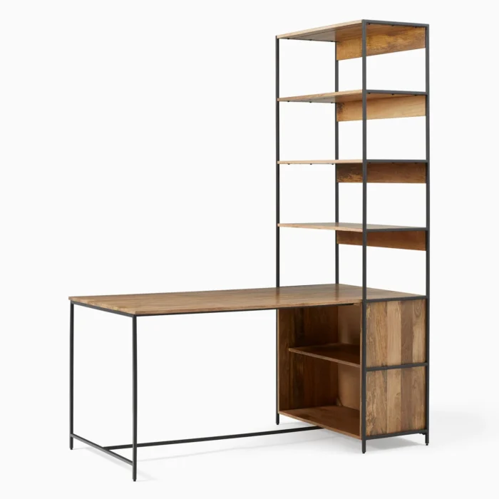 Priti Industrial Storage Peninsula Desk - Image 3