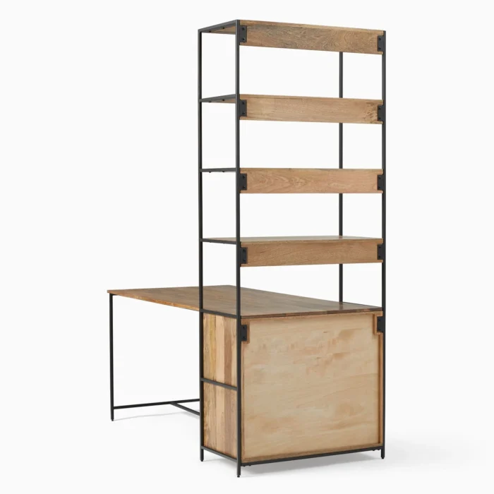 Priti Industrial Storage Peninsula Desk - Image 2