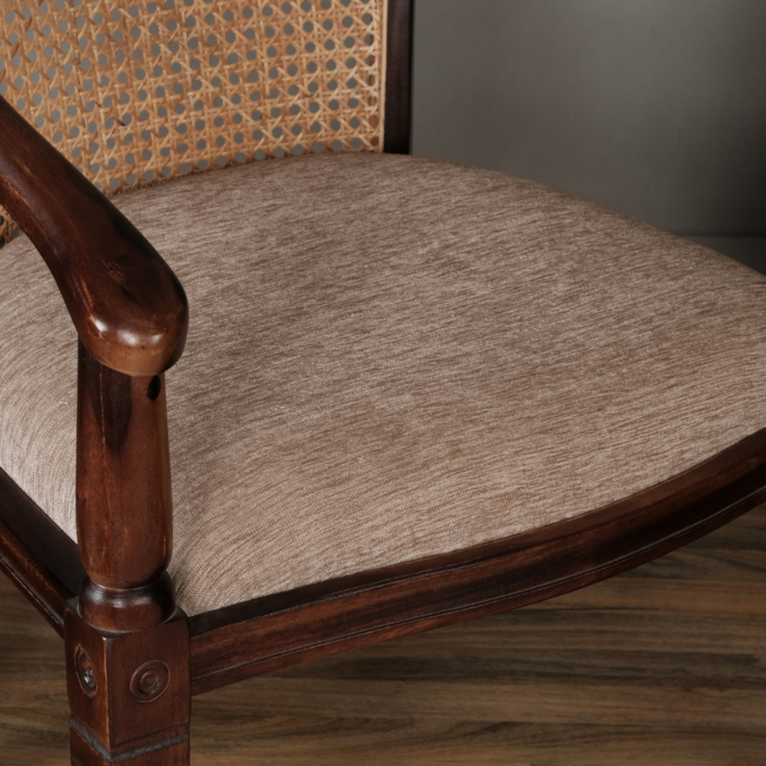Tarbes Solid Wood Chair with Cane - Image 2