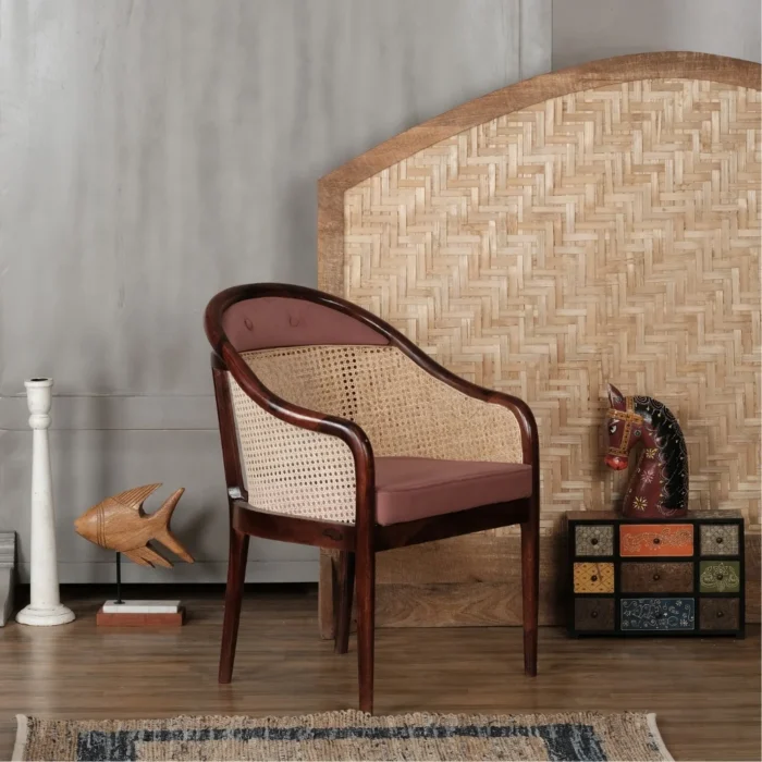 Laviana Royal Pink Solid Wood Chair Laviana Royal Pink Solid Wood Chair
