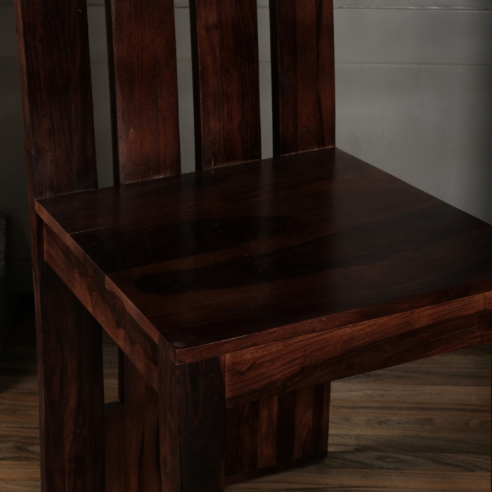 Zona High Back Solid Wood Chair (Set of 2) - Image 3