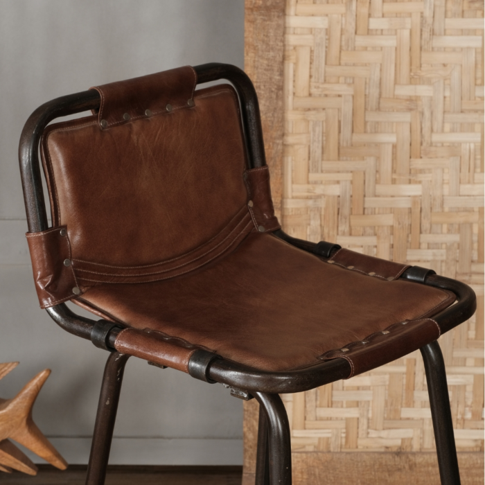 Jackson Bar faux Leather Chair - Image 4