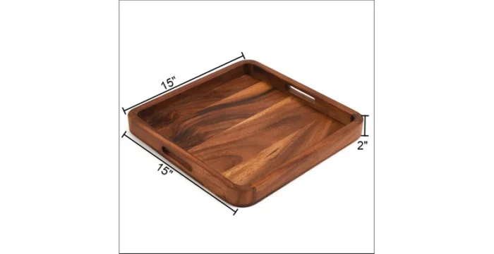 Rabat Wooden Serving Tray - Image 2