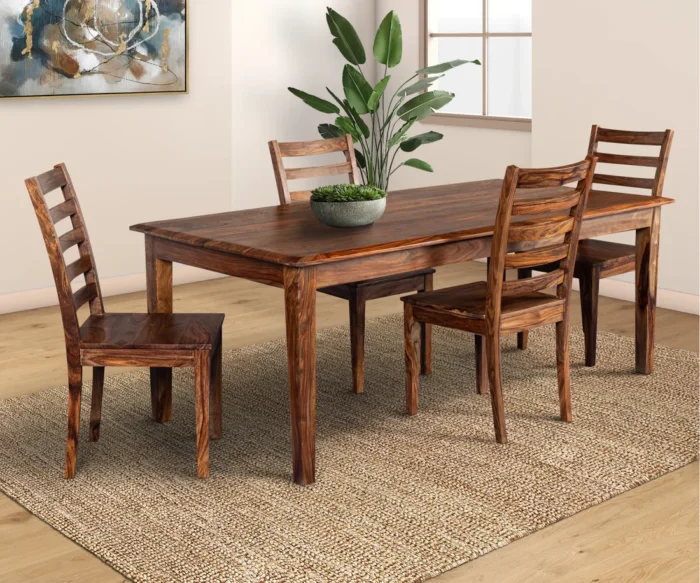 PRITI Solid Wood Dining Table PRITI Solid Wood Dining Table