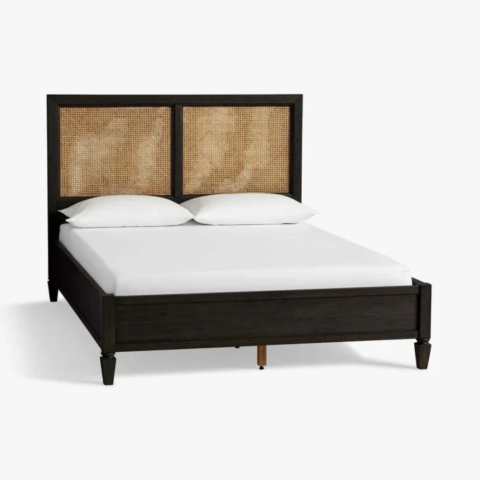 PRITI Solid Wood Cane Bed