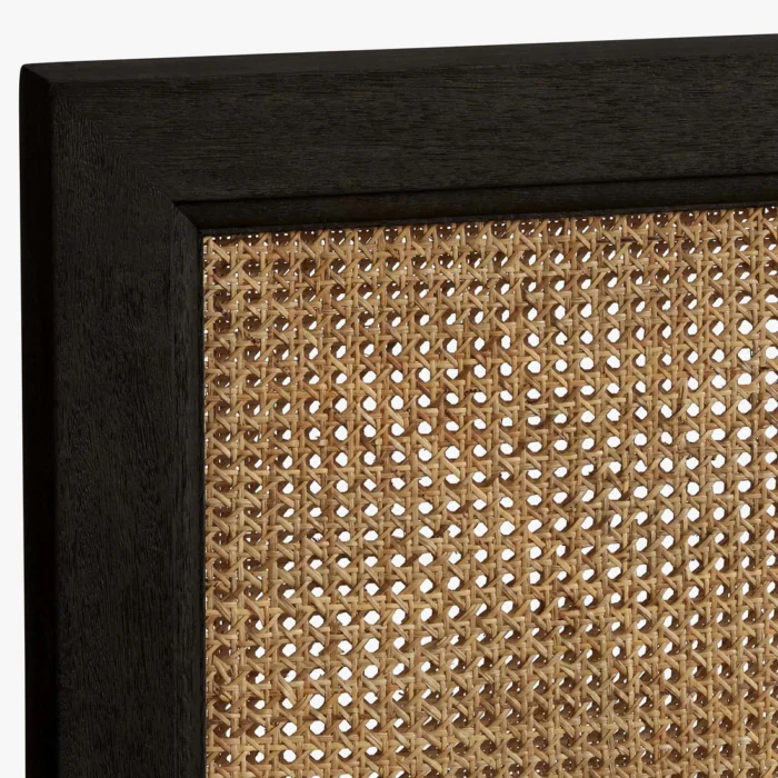 PRITI Solid Wood Cane Bed