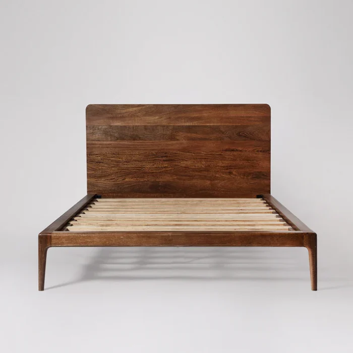 PRITI Solidwood & Cane Bed