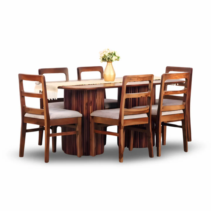 PRITI Solid Wood Dining Table Set PRITI Solid Wood Dining Table Set