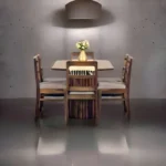 PRITI Solid Wood Dining Table Set