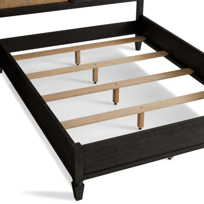 PRITI Solid Wood Cane Bed