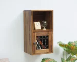 PRITI Wood Wall Shelve One Door