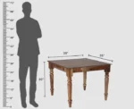 PRITI 4 Seater Dining Set With 4 Chairs