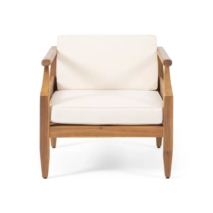 PRITI Solid Wood Sofa Set With Coffee Table For living room