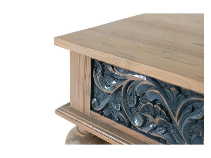 solid sheesham wood coffee table-11 - Image 2