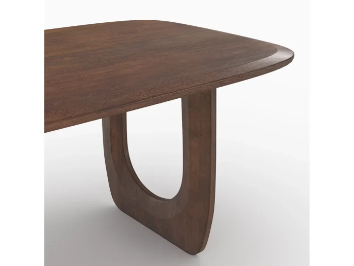 Maya Mango Wood Rectangular Dining Table-21 - Image 2