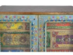 Hand Painted Mango Wood TV Cabinet-13 - Image 7