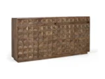 Solid Mango Wood Credenza-14 - Image 6