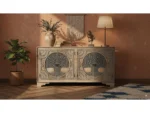 Solid Mango Wood Sideboard-16 - Image 2