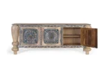 Handcrafted Solid Teak Wood Sideboard-19 - Image 6
