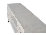 Hand Carved Solid Mango Wood-12 TV Unit - Image 3